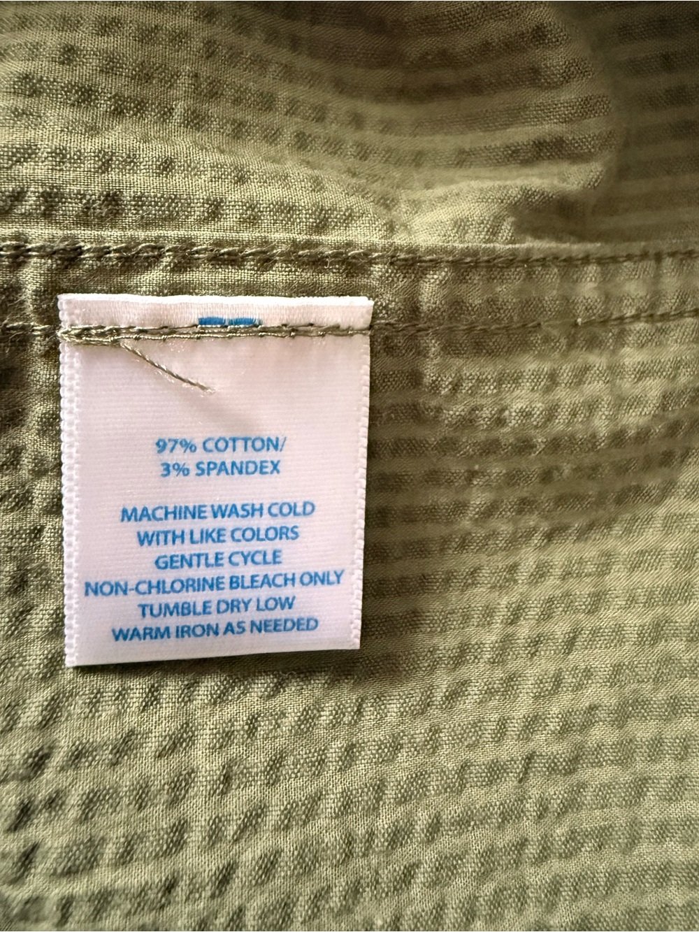 NWT Southern Tide Seagrass Green Seersucker Shirt Dress Size Large - Picture 9 of 12